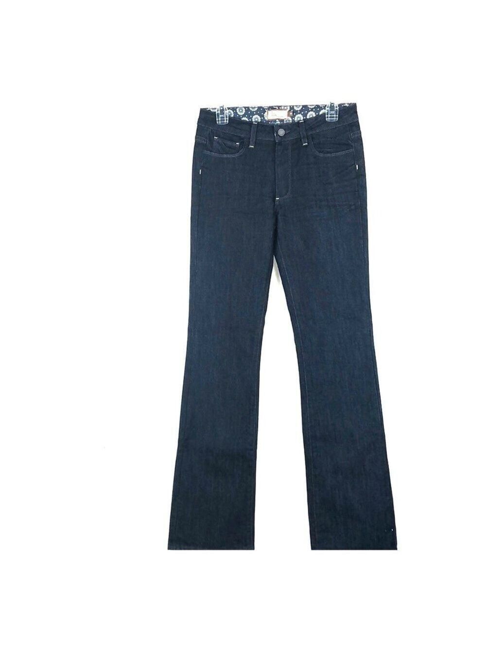 Nwot - Paige Premium Rising Glen Style Dark Wash High Waist Bootcut Jeans
